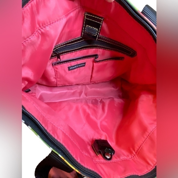 Franco Sarto Multicolor Nylon Shoulder Tote Bag with Smartlyte - Picture 14 of 14